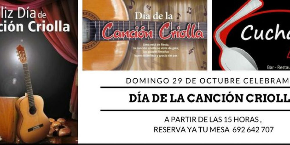 Día de la canción criolla en Cuchara Brava Restaurante Peruano